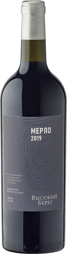 Высокий берег Мерло. Графит